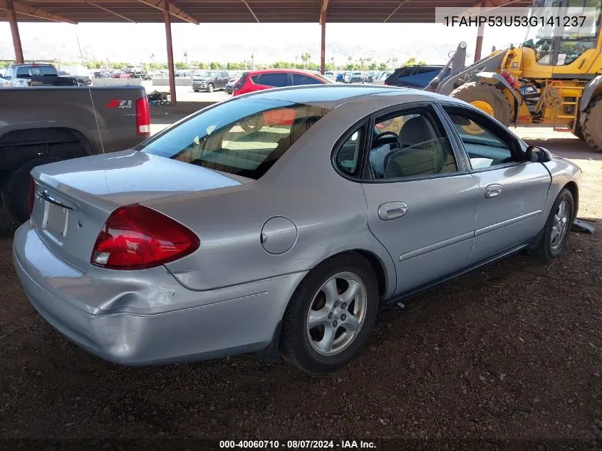 1FAHP53U53G141237 2003 Ford Taurus Se