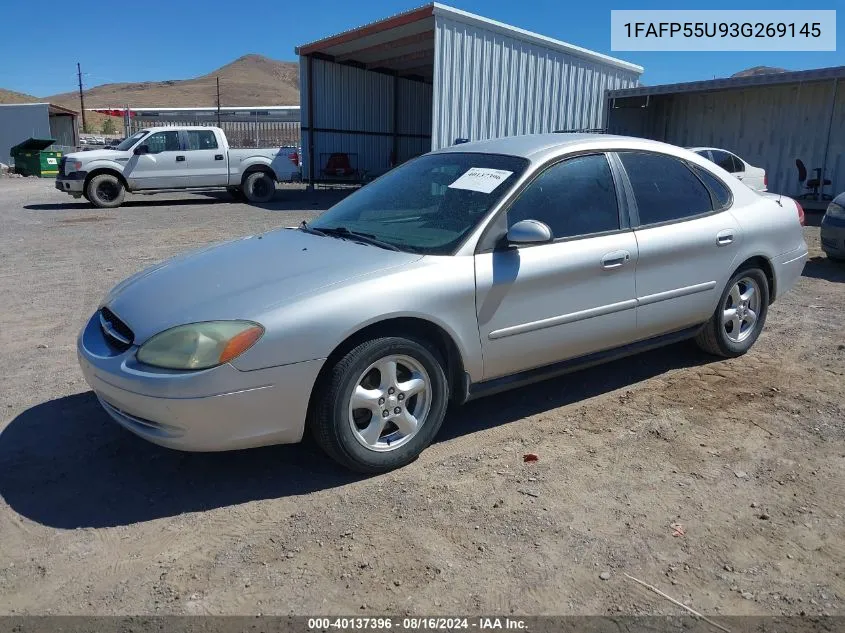 1FAFP55U93G269145 2003 Ford Taurus Ses