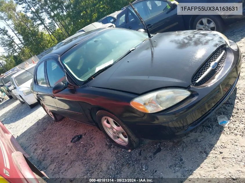 1FAFP55UX3A163631 2003 Ford Taurus Ses