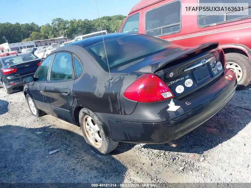 1FAFP55UX3A163631 2003 Ford Taurus Ses