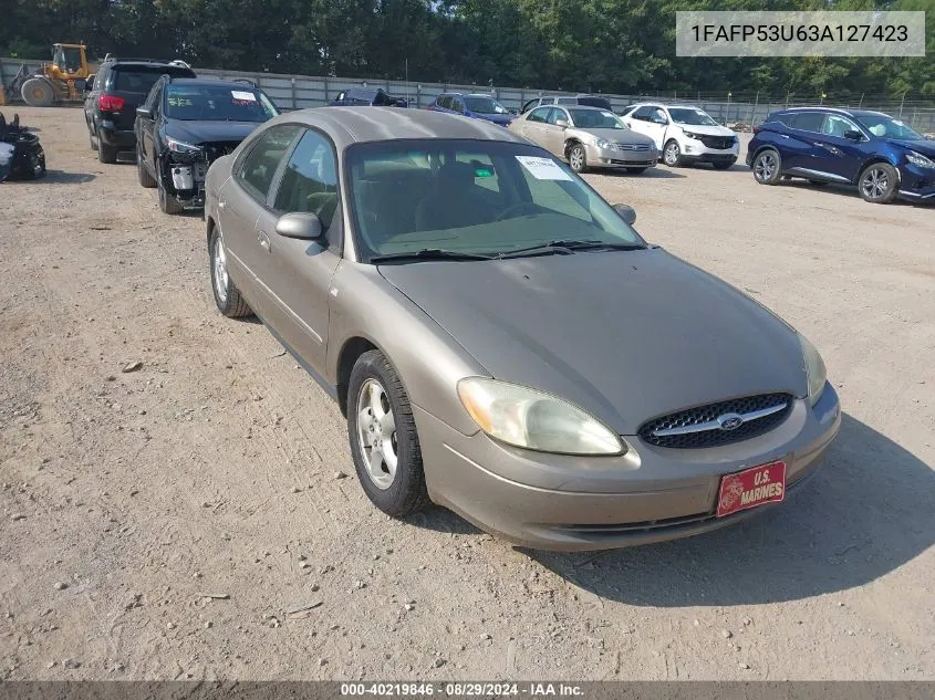 1FAFP53U63A127423 2003 Ford Taurus Se