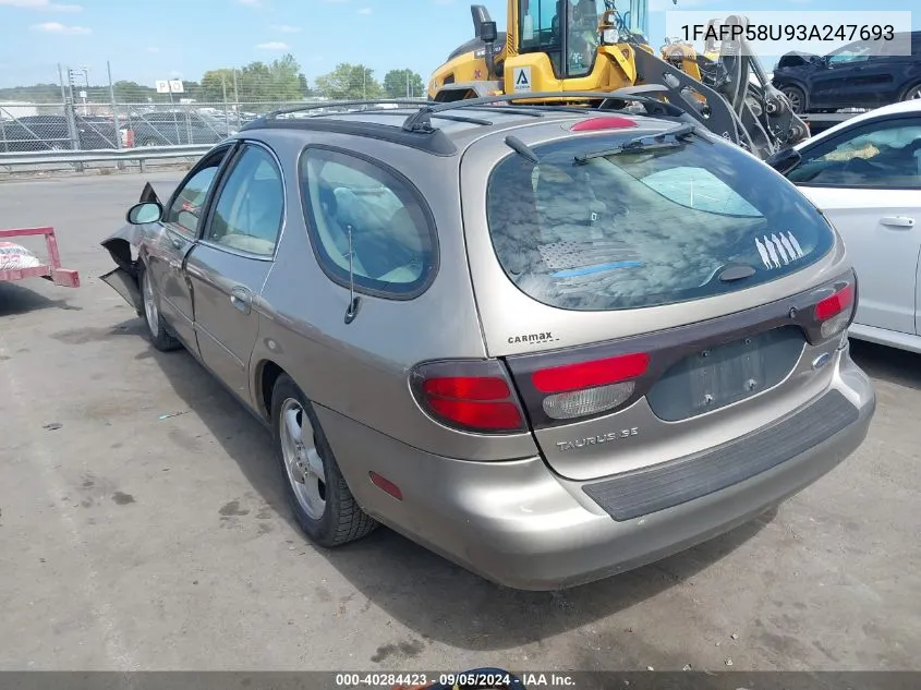 1FAFP58U93A247693 2003 Ford Taurus Se