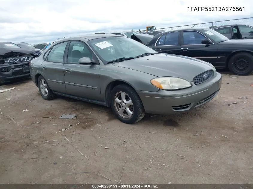 1FAFP55213A276561 2003 Ford Taurus Ses