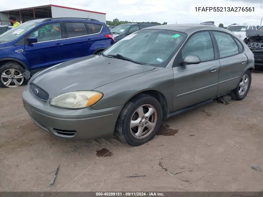 2003 Ford Taurus Ses VIN: 1FAFP55213A276561 Lot: 40299151