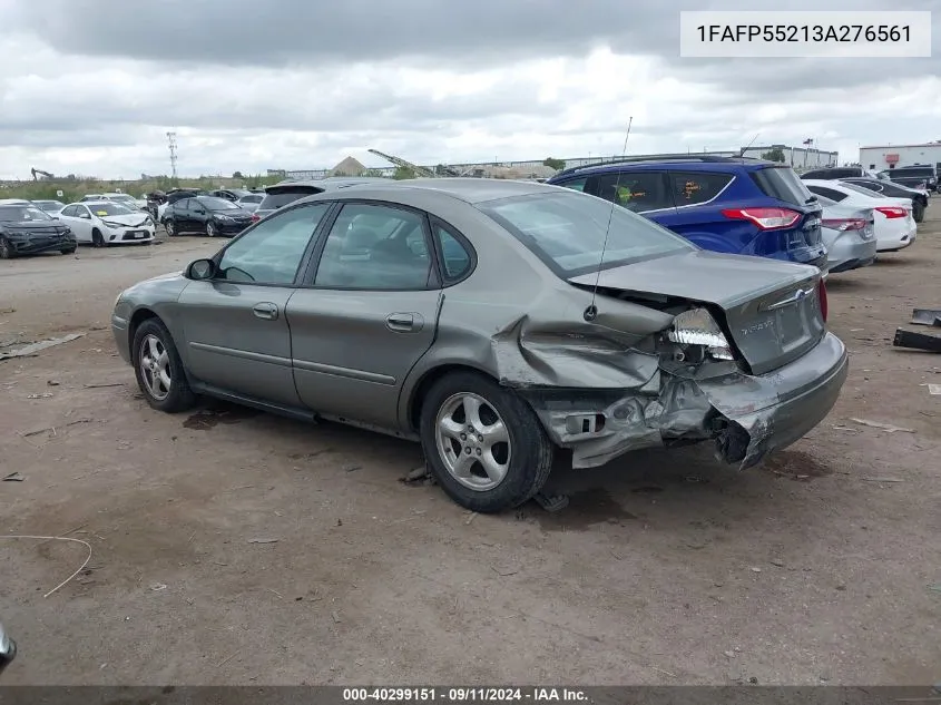 2003 Ford Taurus Ses VIN: 1FAFP55213A276561 Lot: 40299151