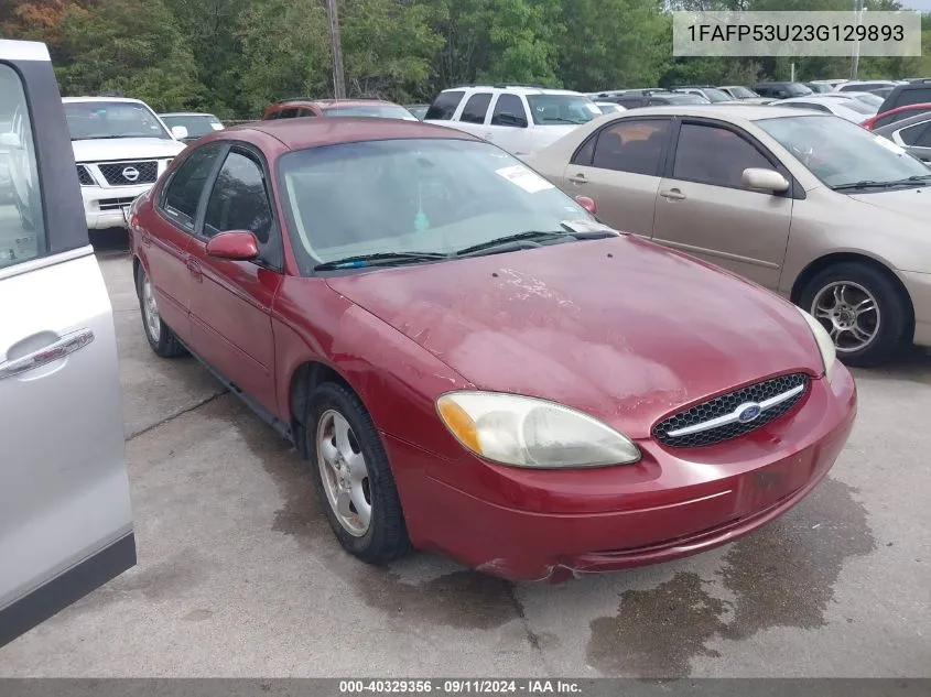 1FAFP53U23G129893 2003 Ford Taurus Se/Se Standard