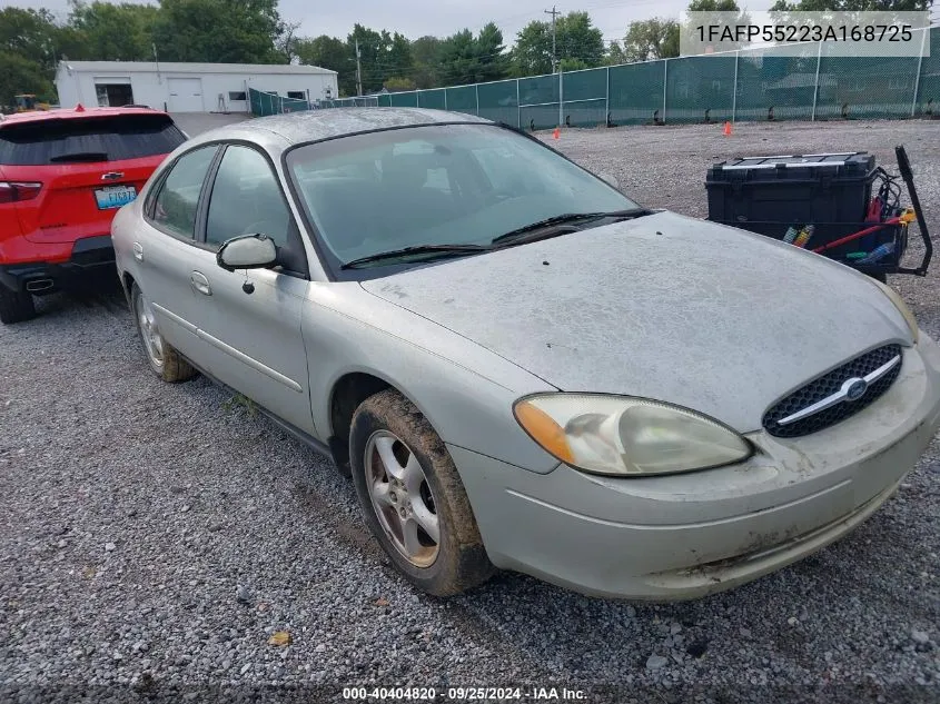 2003 Ford Taurus Ses VIN: 1FAFP55223A168725 Lot: 40404820