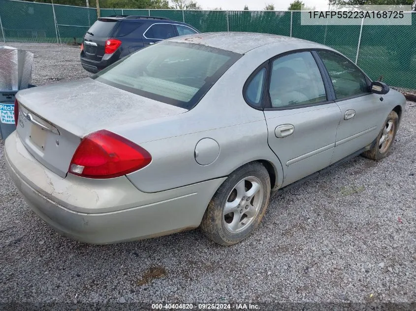 2003 Ford Taurus Ses VIN: 1FAFP55223A168725 Lot: 40404820