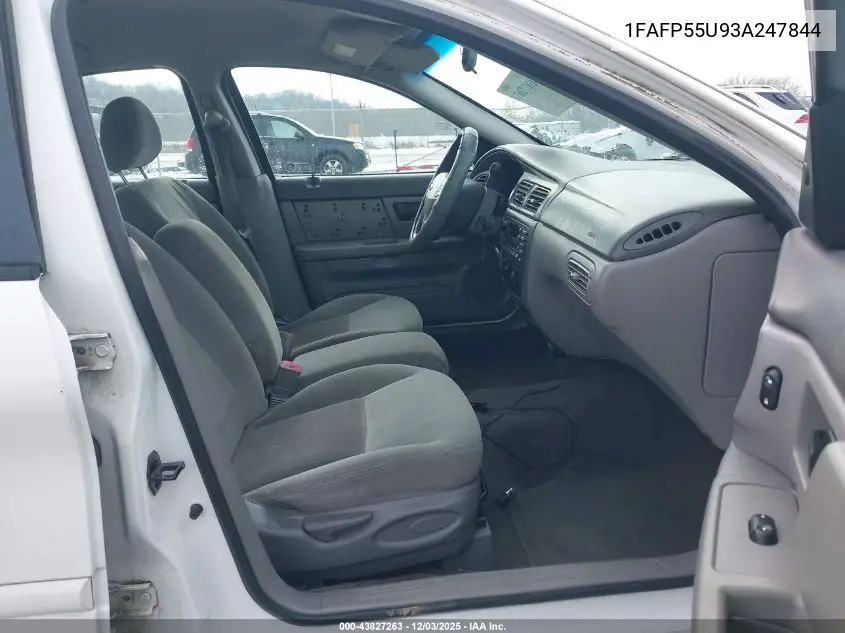 1FAFP55U93A247844 2003 Ford Taurus Ses