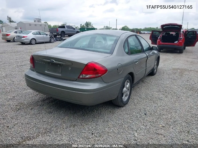 2004 Ford Taurus Ses VIN: 1FAFP55U54G127165 Lot: 39371247