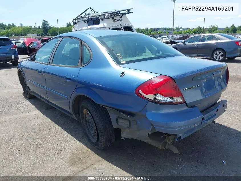 1FAFP52294A169201 2004 Ford Taurus Lx