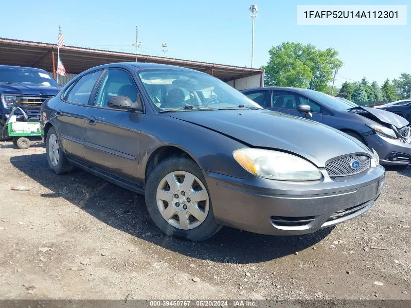 2004 Ford Taurus Lx VIN: 1FAFP52U14A112301 Lot: 39450767