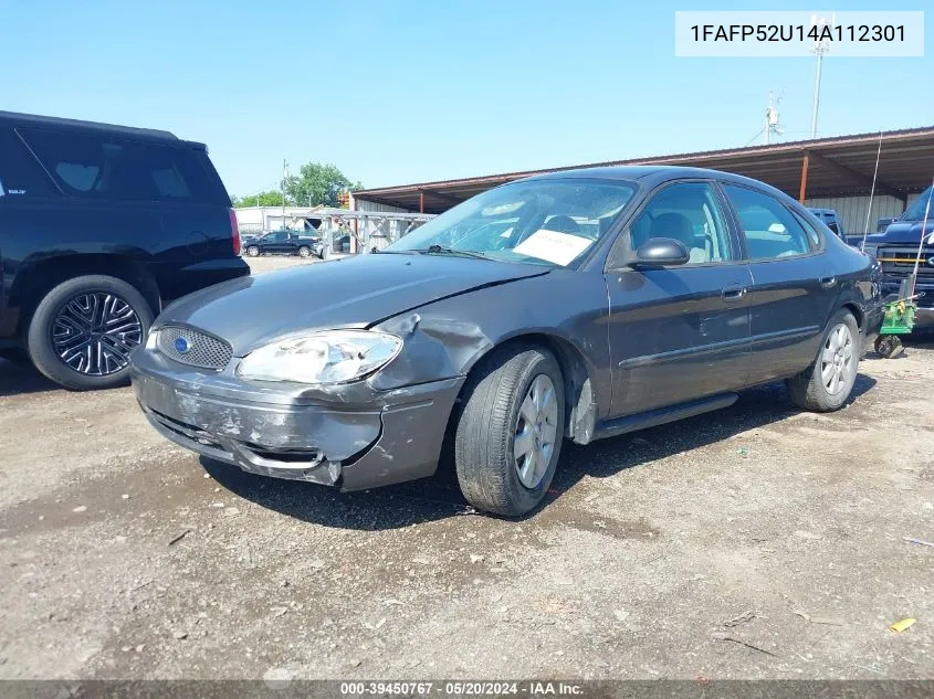 2004 Ford Taurus Lx VIN: 1FAFP52U14A112301 Lot: 39450767