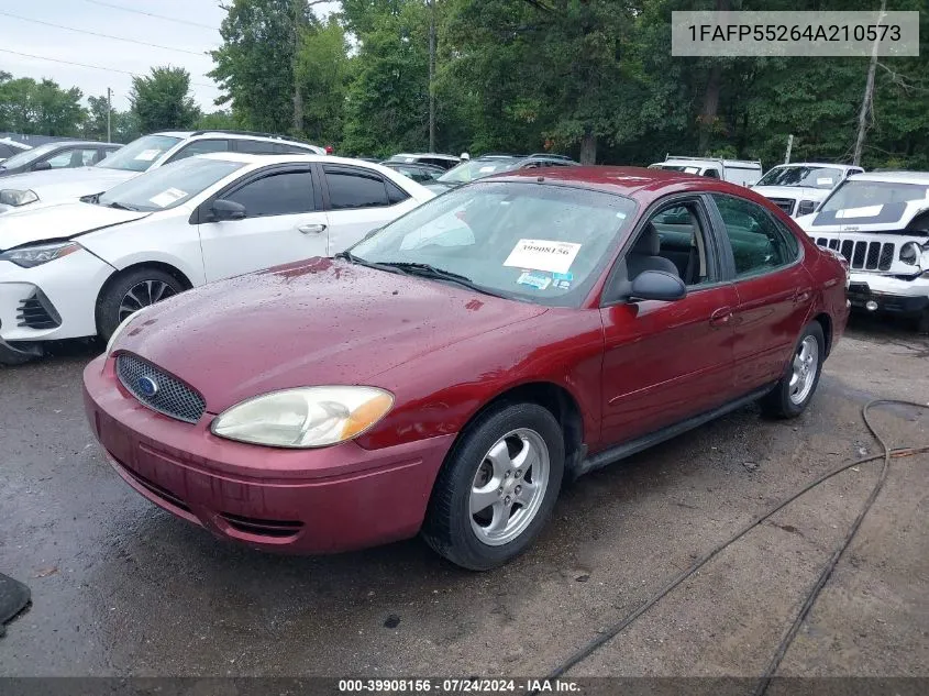 2004 Ford Taurus Ses VIN: 1FAFP55264A210573 Lot: 39908156