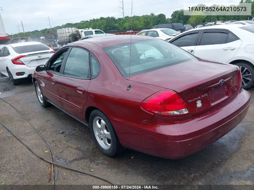 2004 Ford Taurus Ses VIN: 1FAFP55264A210573 Lot: 39908156