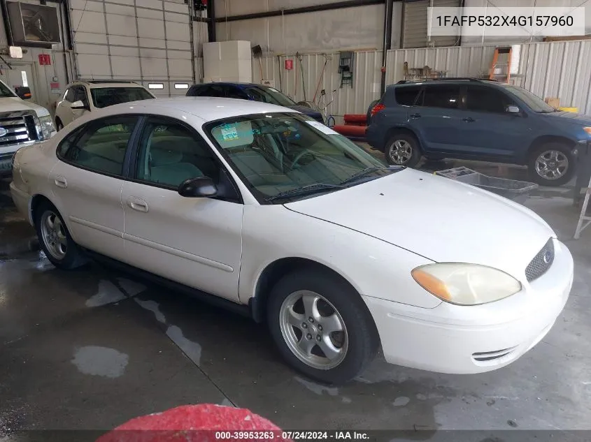 2004 Ford Taurus Se VIN: 1FAFP532X4G157960 Lot: 39953263