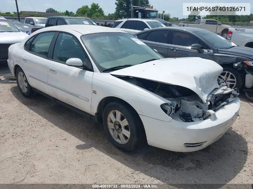 1FAHP56S74G126671 2004 Ford Taurus Sel