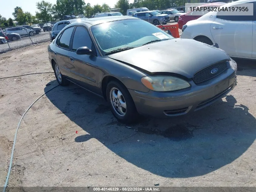 2004 Ford Taurus Se VIN: 1FAFP53264A197956 Lot: 40146329