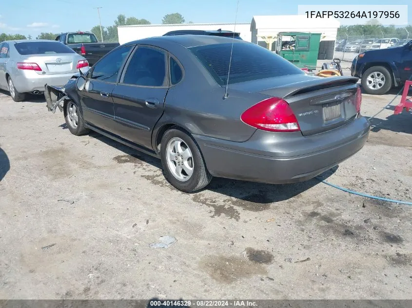 2004 Ford Taurus Se VIN: 1FAFP53264A197956 Lot: 40146329