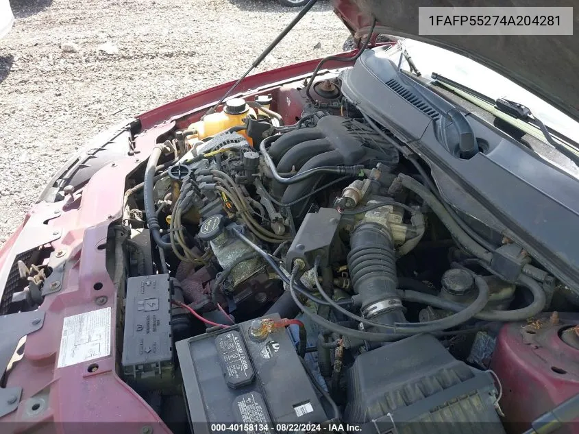 1FAFP55274A204281 2004 Ford Taurus Ses