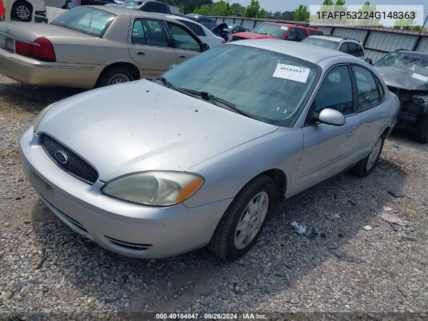 2004 Ford Taurus Se VIN: 1FAFP53224G148363 Lot: 40184847