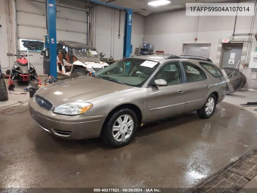 2004 Ford Taurus Sel VIN: 1FAFP59S04A107014 Lot: 40217021