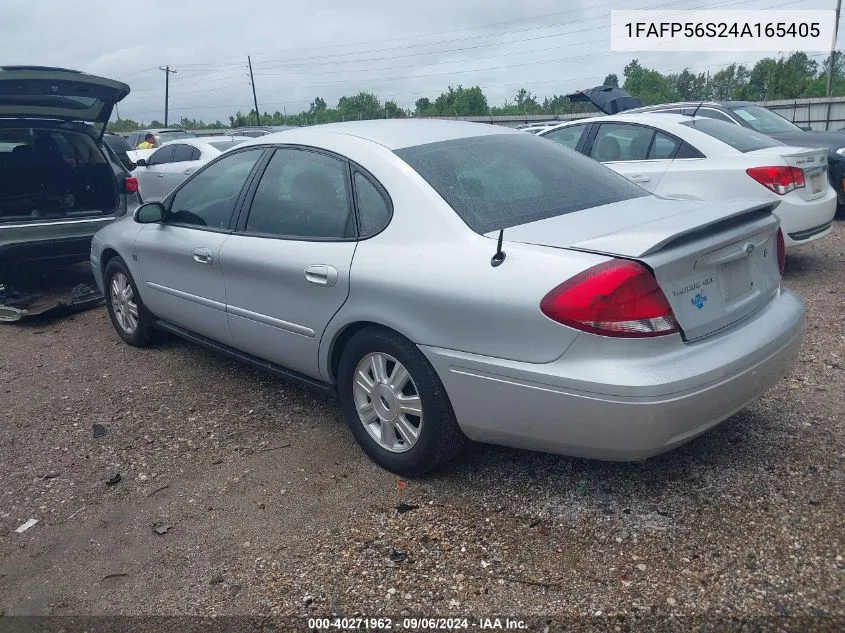 2004 Ford Taurus Sel VIN: 1FAFP56S24A165405 Lot: 40271962