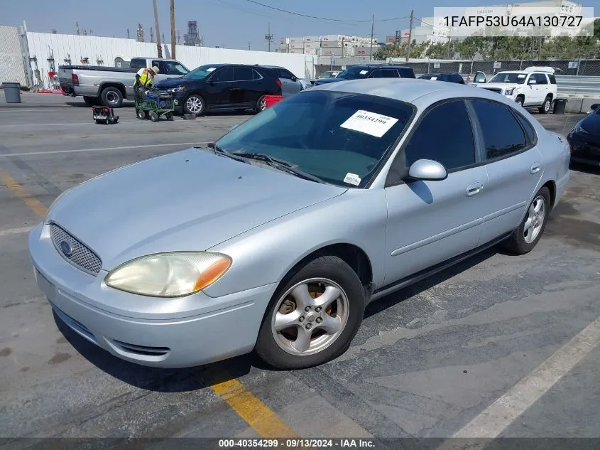 2004 Ford Taurus Se VIN: 1FAFP53U64A130727 Lot: 40354299