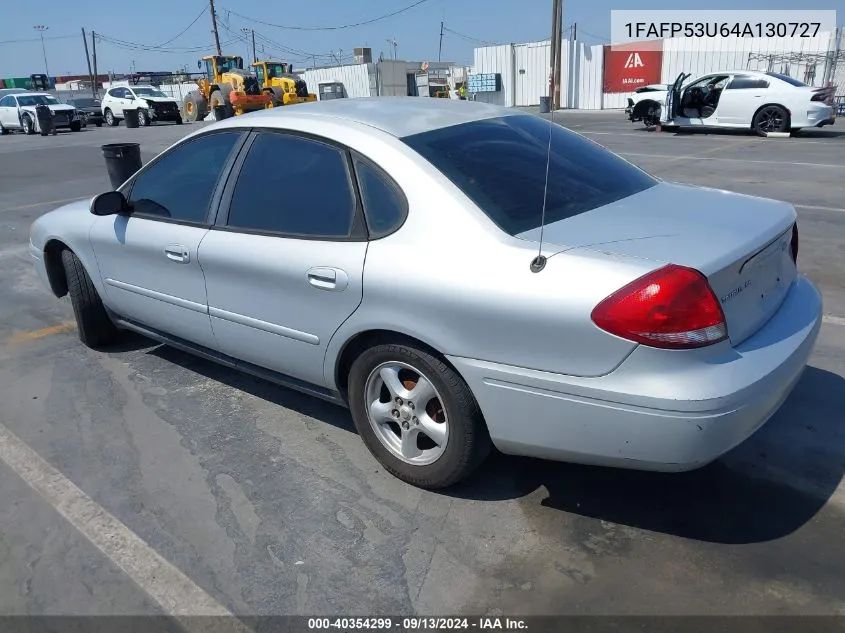 2004 Ford Taurus Se VIN: 1FAFP53U64A130727 Lot: 40354299