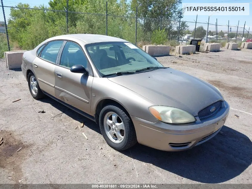 2004 Ford Taurus Ses VIN: 1FAFP55S54G155014 Lot: 40381681