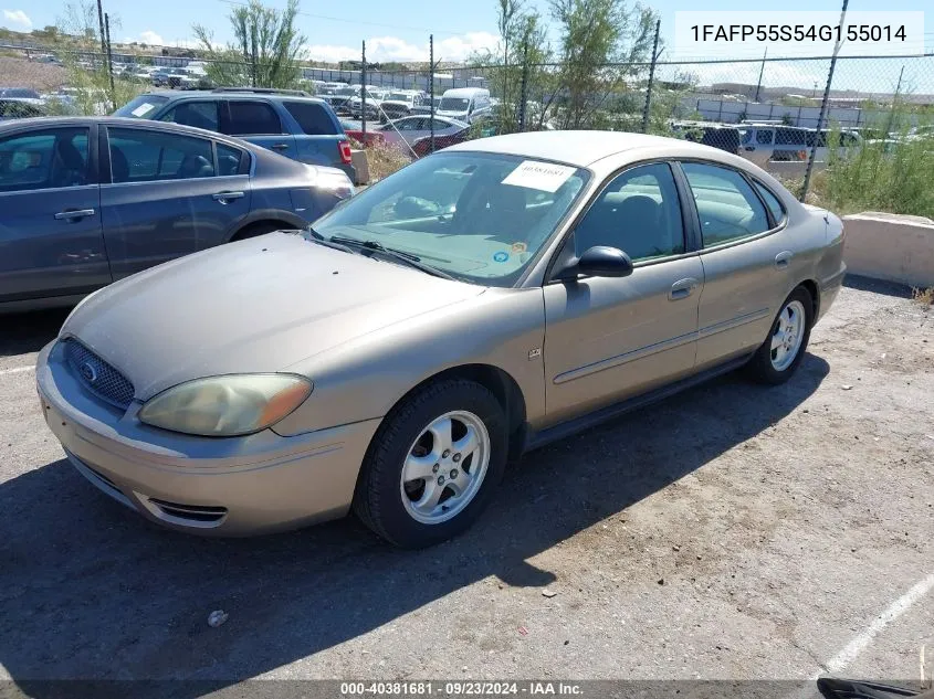 2004 Ford Taurus Ses VIN: 1FAFP55S54G155014 Lot: 40381681