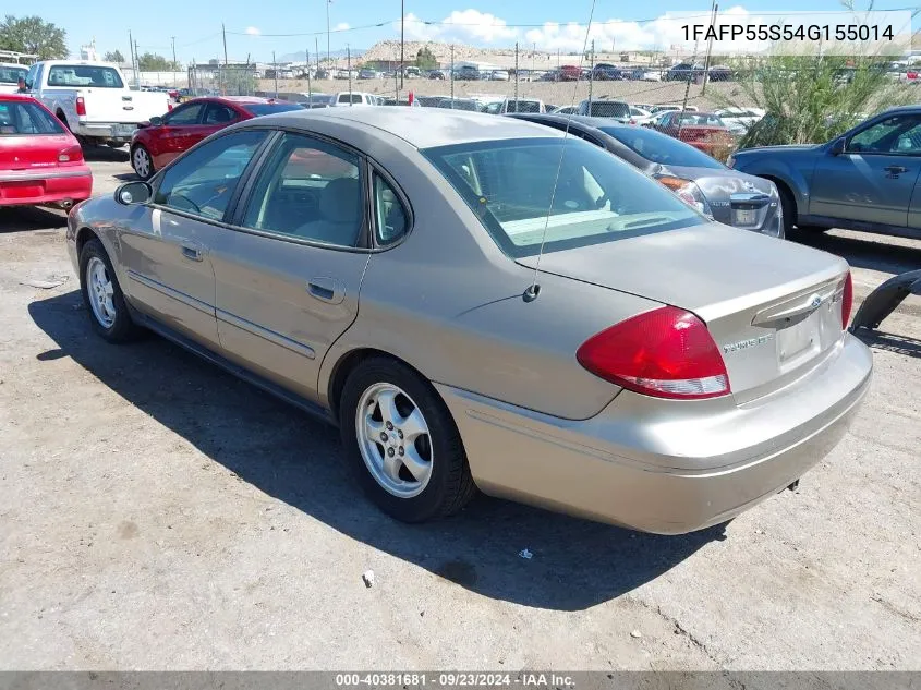 2004 Ford Taurus Ses VIN: 1FAFP55S54G155014 Lot: 40381681