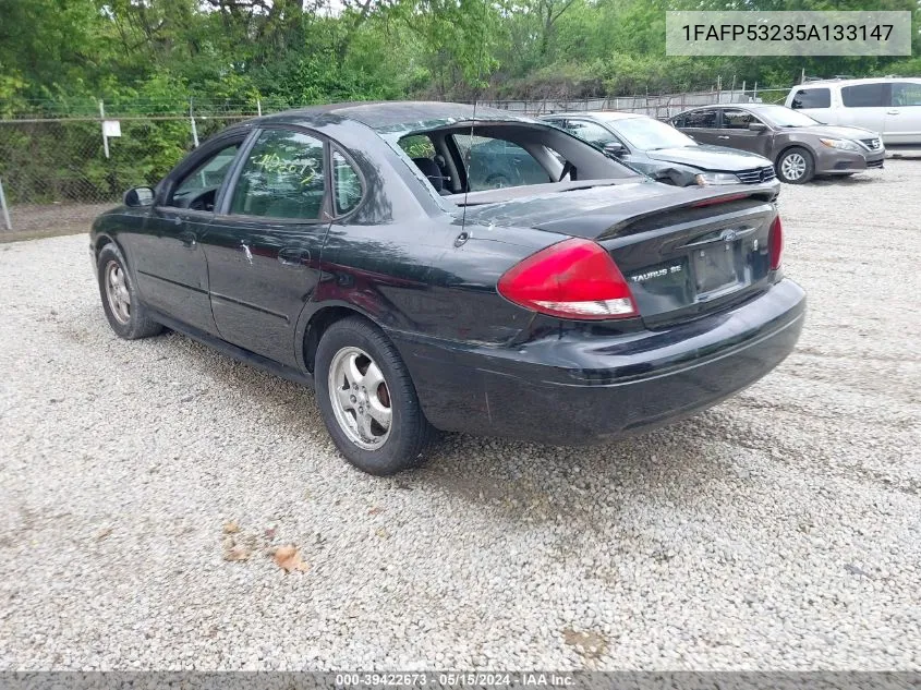 2005 Ford Taurus Se VIN: 1FAFP53235A133147 Lot: 39422673