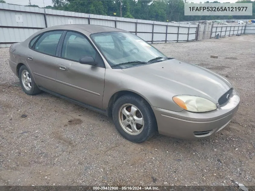 2005 Ford Taurus Se VIN: 1FAFP53265A121977 Lot: 39432900