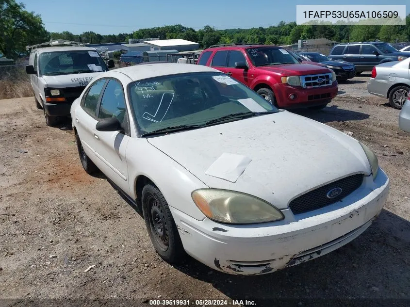 2005 Ford Taurus Se VIN: 1FAFP53U65A106509 Lot: 39519931