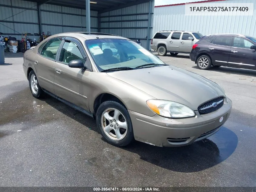 2005 Ford Taurus Se VIN: 1FAFP53275A177409 Lot: 39547471