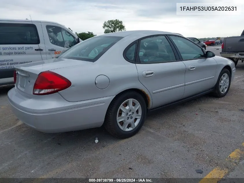 1FAHP53U05A202631 2005 Ford Taurus Se