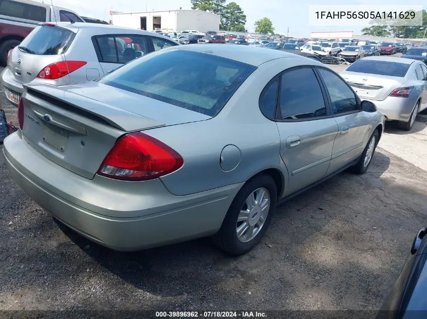 2005 Ford Taurus Sel VIN: 1FAHP56S05A141629 Lot: 39896962