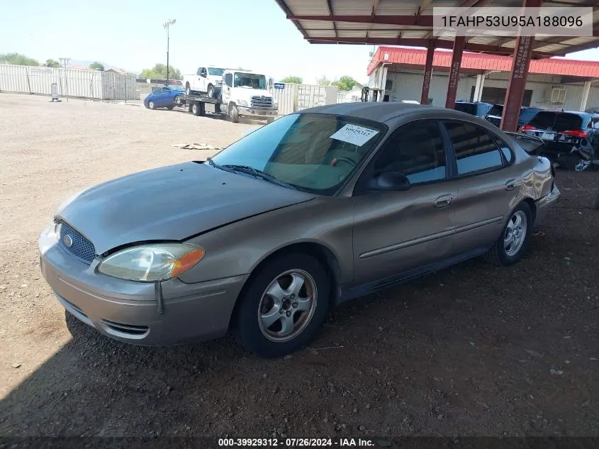 2005 Ford Taurus Se VIN: 1FAHP53U95A188096 Lot: 39929312