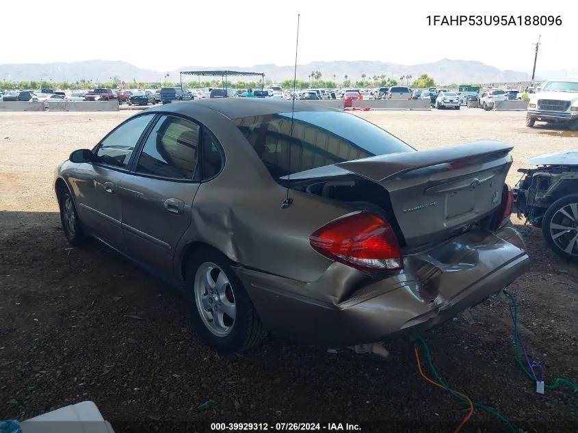 2005 Ford Taurus Se VIN: 1FAHP53U95A188096 Lot: 39929312