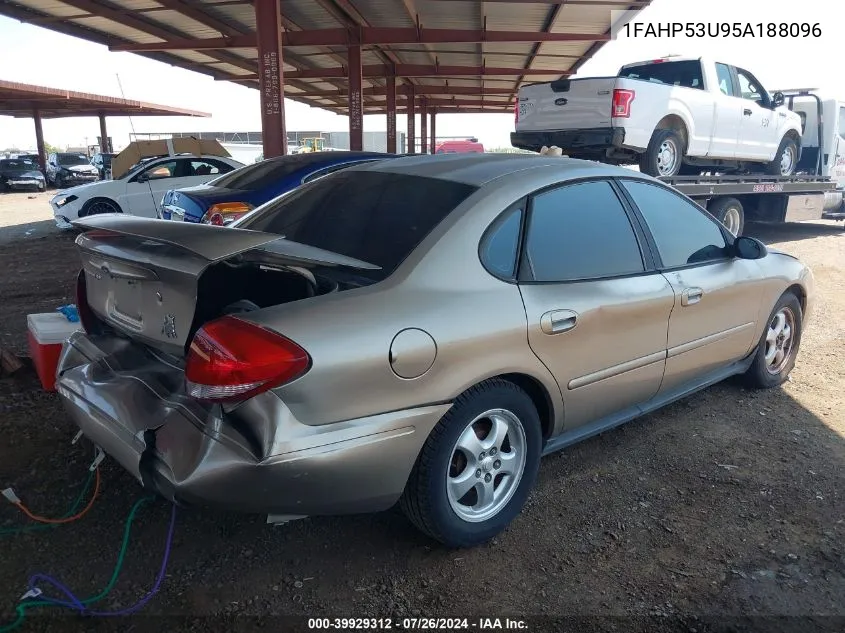 2005 Ford Taurus Se VIN: 1FAHP53U95A188096 Lot: 39929312