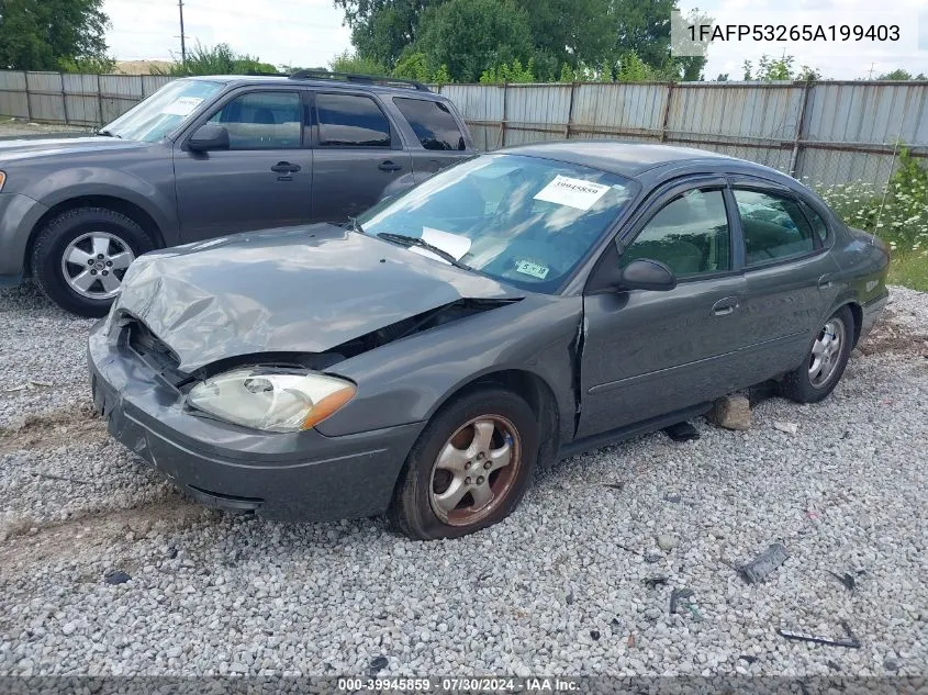 1FAFP53265A199403 2005 Ford Taurus Se