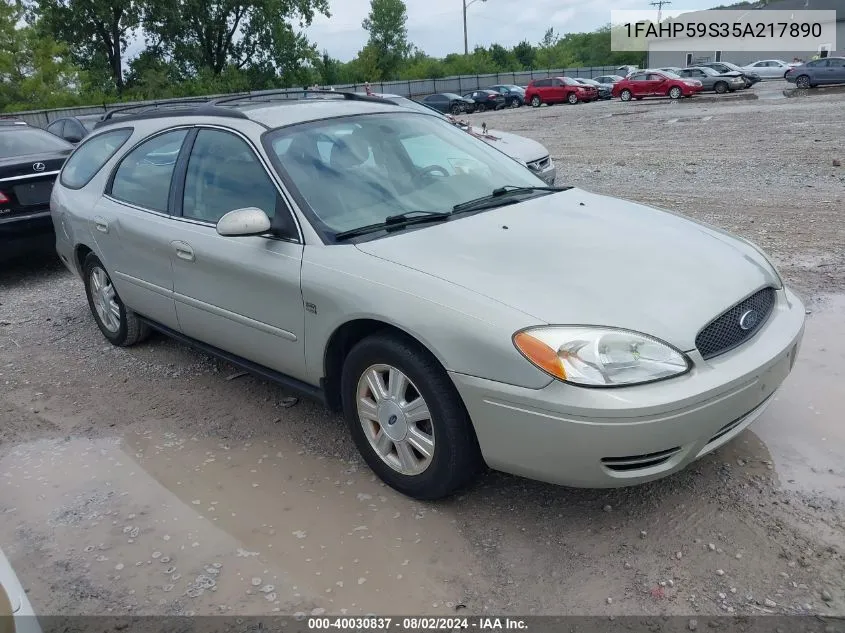 2005 Ford Taurus Sel VIN: 1FAHP59S35A217890 Lot: 40030837