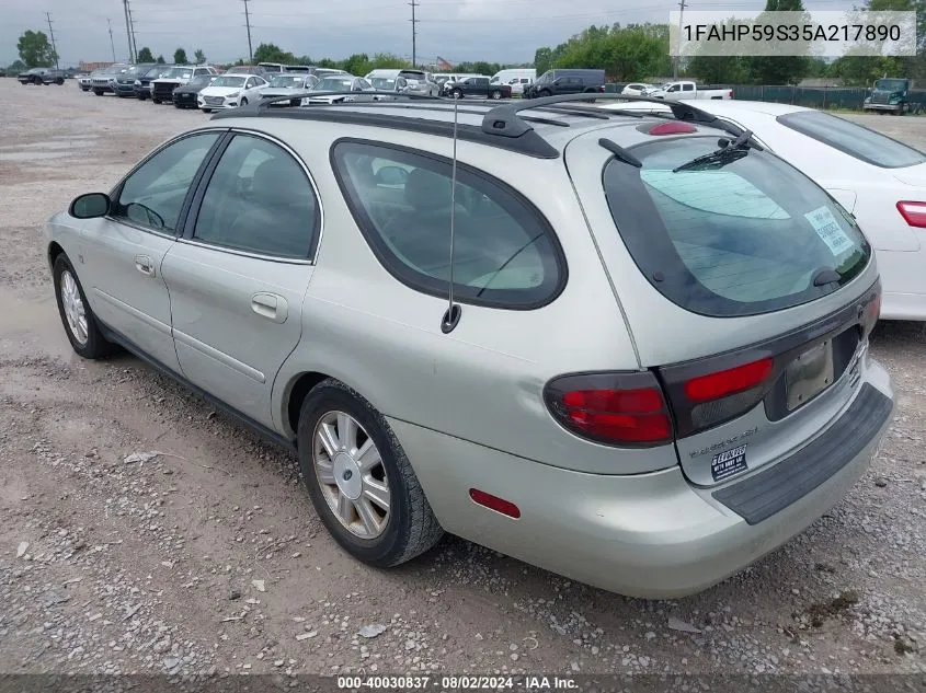 2005 Ford Taurus Sel VIN: 1FAHP59S35A217890 Lot: 40030837