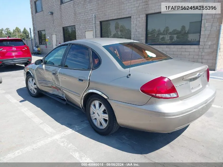 2005 Ford Taurus Sel VIN: 1FAFP56245A255396 Lot: 40060015