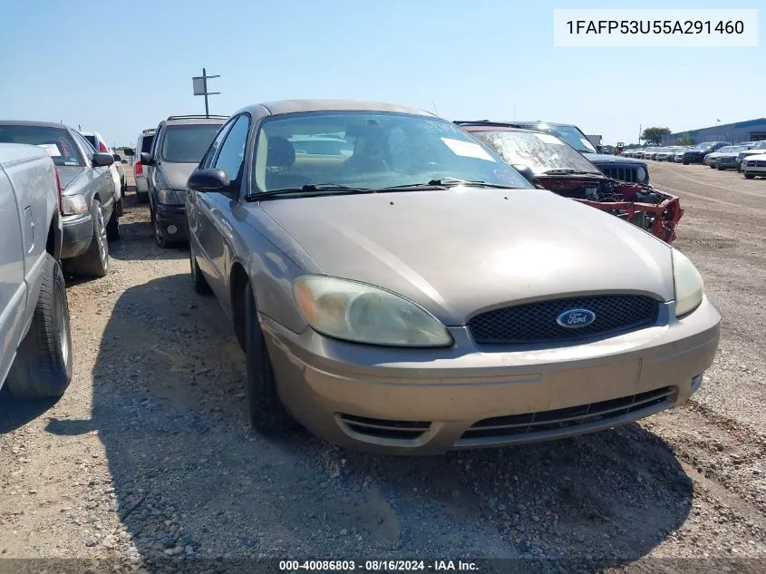 2005 Ford Taurus Se VIN: 1FAFP53U55A291460 Lot: 40086803