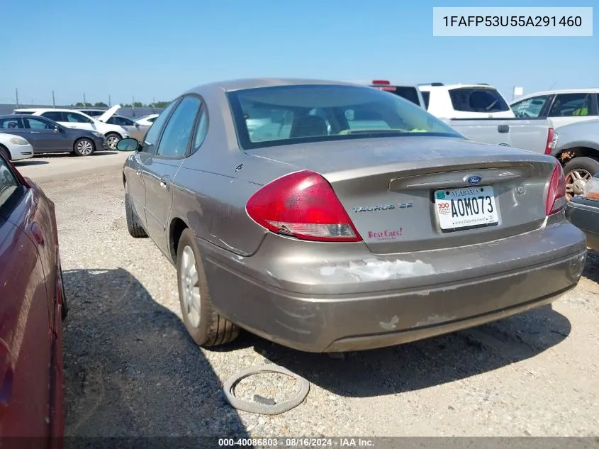 1FAFP53U55A291460 2005 Ford Taurus Se