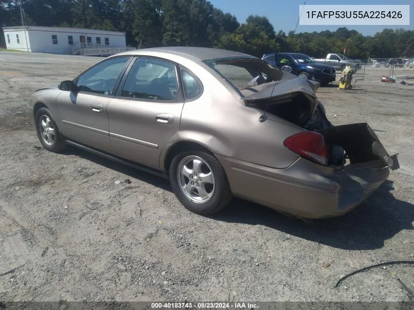 2005 Ford Taurus Se VIN: 1FAFP53U55A225426 Lot: 40183743