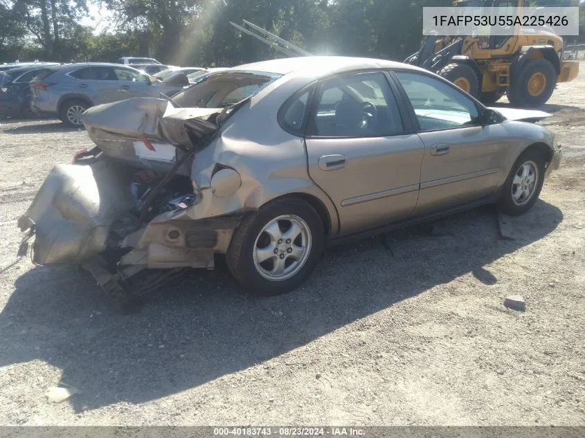 2005 Ford Taurus Se VIN: 1FAFP53U55A225426 Lot: 40183743