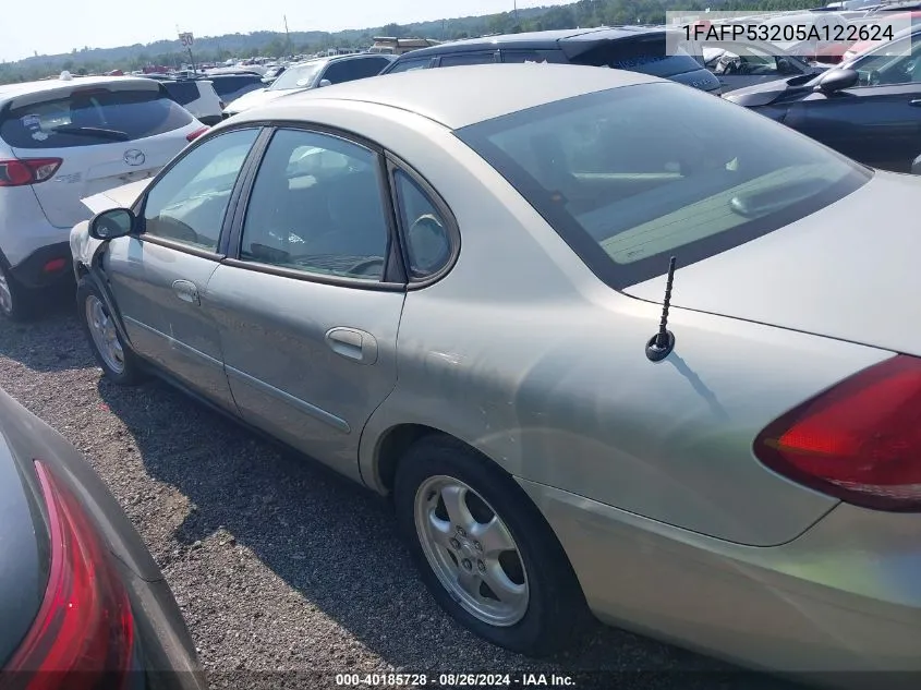 2005 Ford Taurus Se VIN: 1FAFP53205A122624 Lot: 40185728